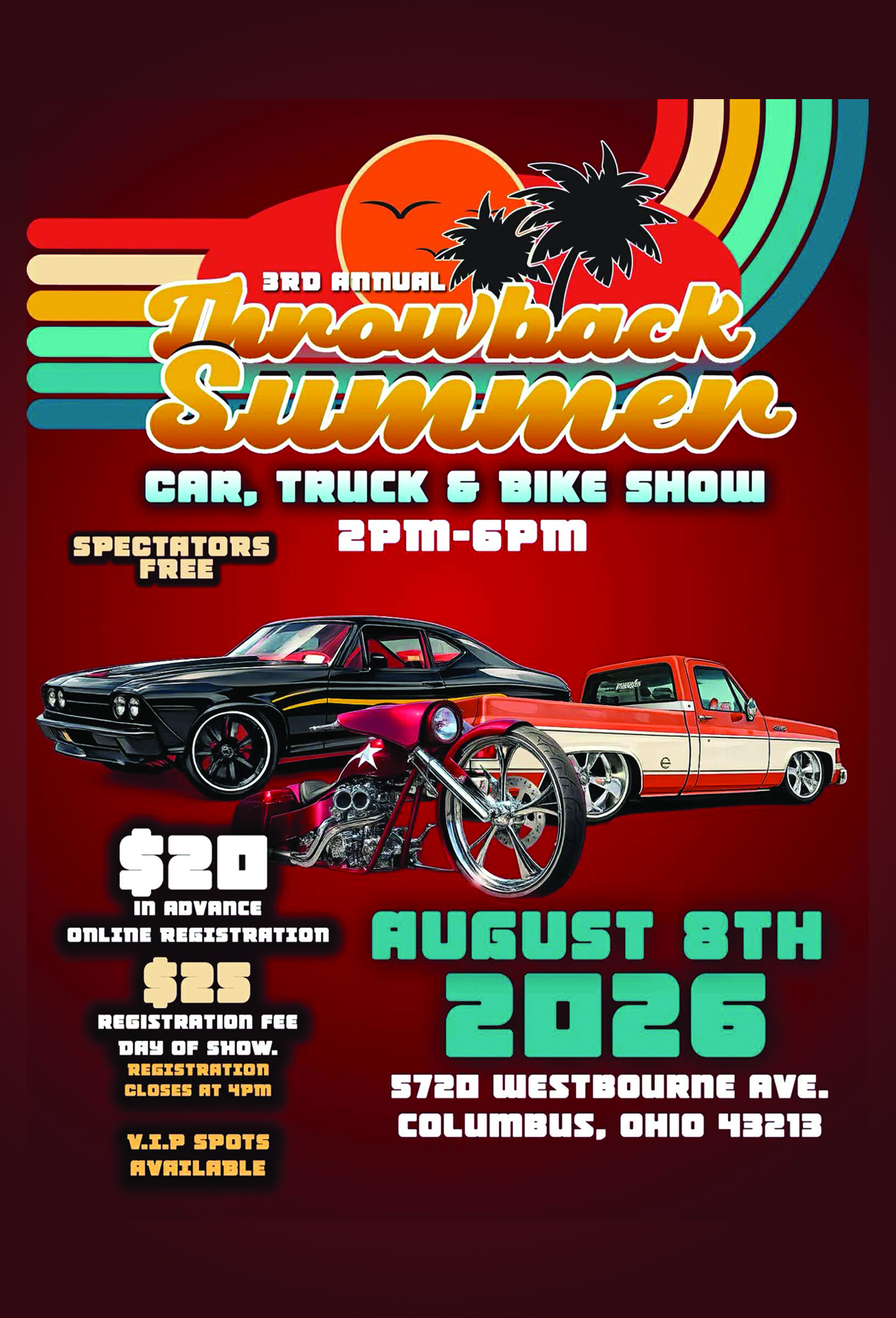 Throwback Summer Car, Truck and Bike Show