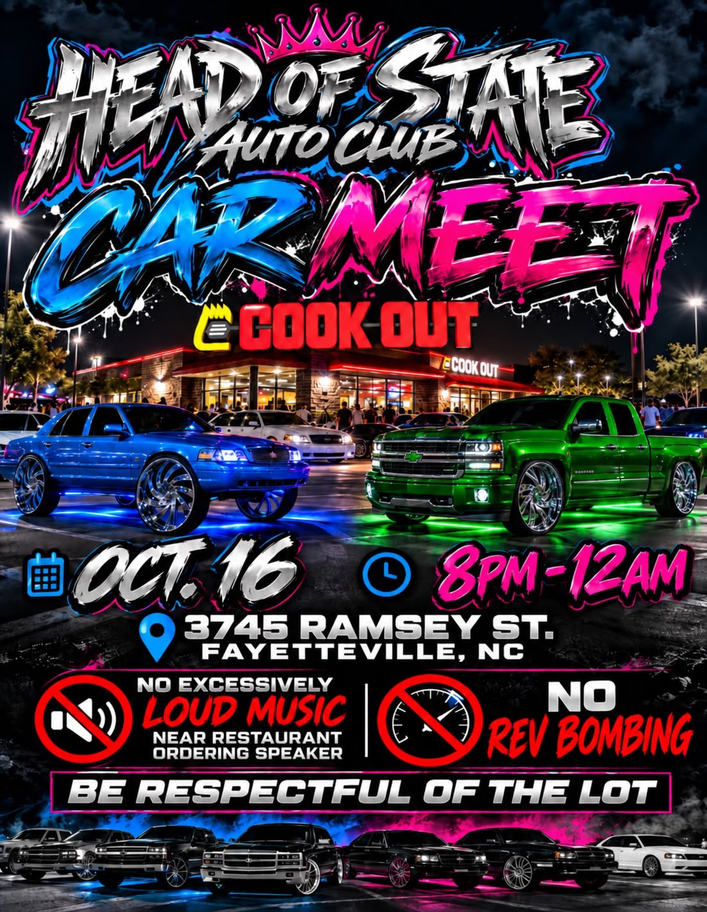 Head of State Auto Club Car Meet & Cook Out
