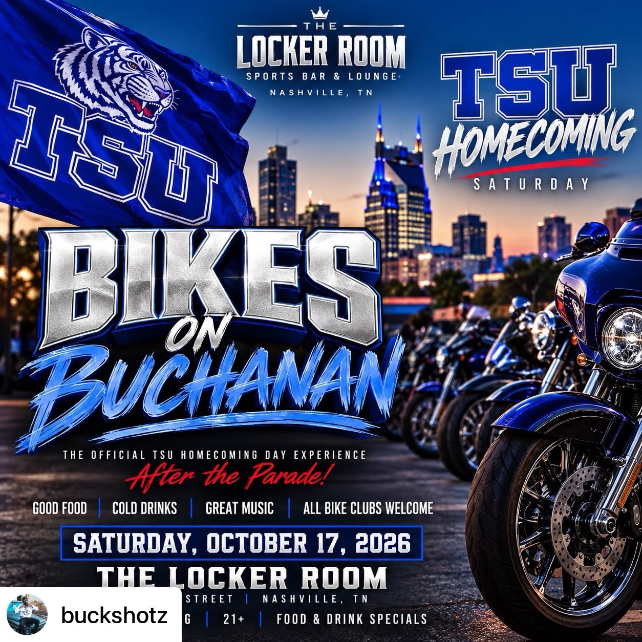 Bikes on Buchanan - TSU Homecoming